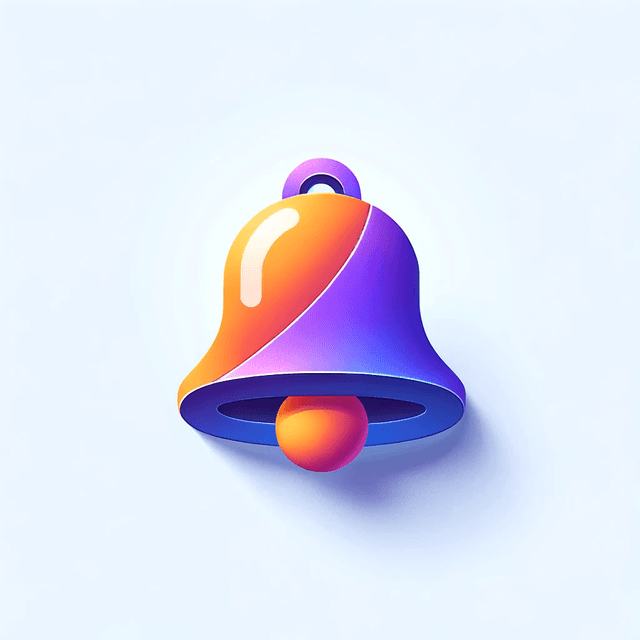 a notification bell