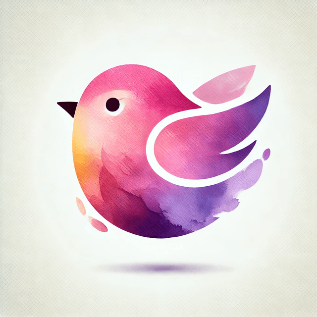 a watercolor icon