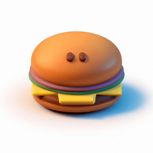 a hamburger 
